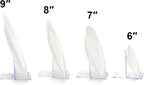 Frcctre 30 Pack Acrylic Easel Stand Plastic Plate Stands Adjustable Clear - Image 4