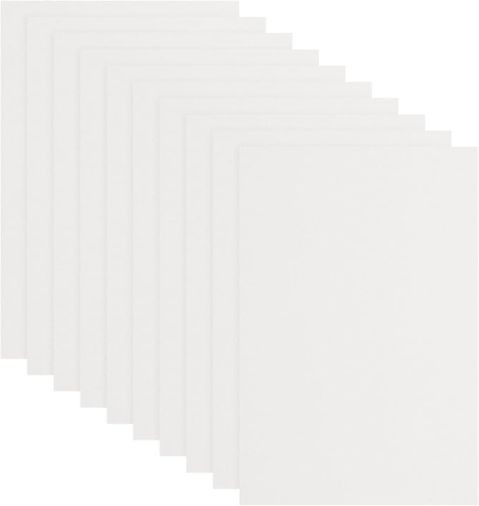 uxcell 10 Pcs White EVA A4 Foam Sheets Crafts, 12 x 8 Inch Foam Paper by uxcell