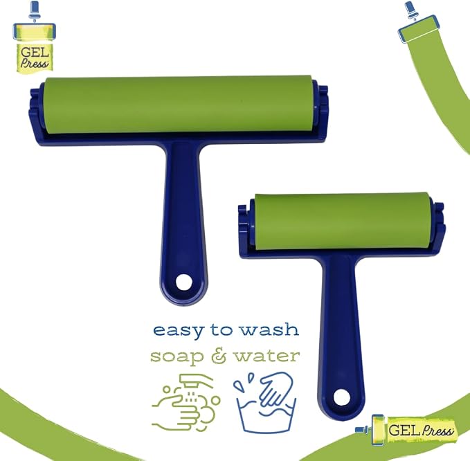 4-Inch Gel Press Rubber Brayer - Image 4