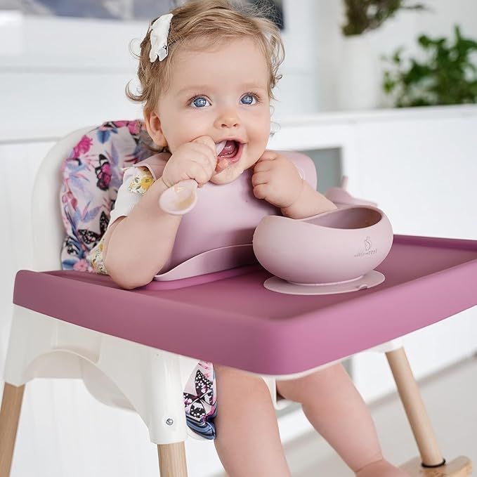 Nibble and Rest Highchair Cushion Cover for Inflatable Cushion, Compatible for IKEA Antilop Highchair, Accessories Stain-Proof and Wipeable Cover (Cushion NOT Included)(Strawberries)