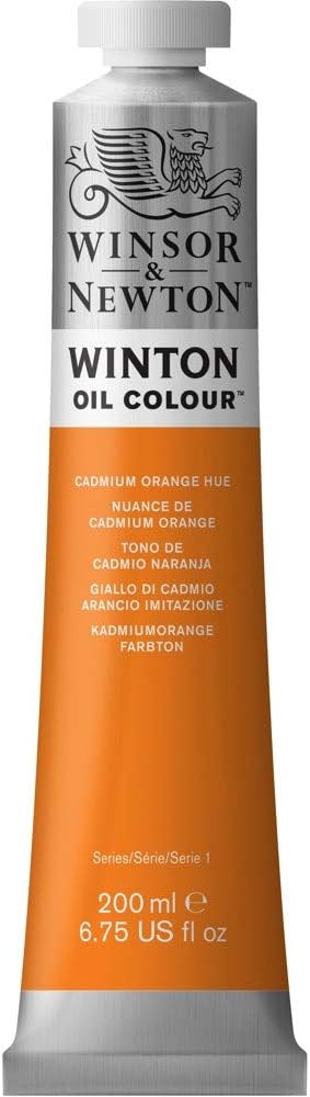 Winsor & Newton Winton Oil Color, 200ml Tube, Cadmium Orange Hue by WinsorNewton