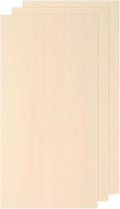 MECCANIXITY 3pcs Basswood Sheets 8 x 4 x 5/64 Inch Unfinished Wood Boards by MECCANIXITY