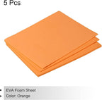 MECCANIXITY EVA Foam Sheets Orange 7.6 Inch x 5.9 Inch 2mm Thickness - Image 3