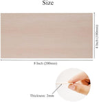 12 Pack Balsa Wood Sheets 1/12x4x8 Inch Natural Wood Color Unfinished Wood - Image 5