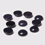20pcs 10mm Natural Stone No Hole Blue Sandstone Semicircle Smooth Cabochons - Image 2