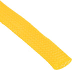 uxcell PET Expandable Sleeving 25ft 1/2" Yellow Cable Management Sleeve Cord - Image 2