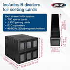 BCW 6 Drawer Card Catalog - Image 3
