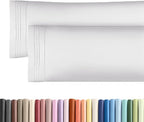 Body Pillowcases Set of 2-20x54 Long Body Pillow Case by CGKUnlimited