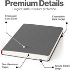 Square-Shaped Sketchbook, 5.5 x 5.5 inches, Lays Flat Flexible Sketch Book - Image 3