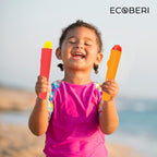 Ecoberi Popsicle Molds with Attached Lids, 8 Piece | Reusable Ice Pop Maker - Image 4