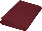 ZPECC King Flat Sheet Only 1 Pack, Durable Burgundy Top Bed Sheets by ZPECC-ABrandThatHasBeenFocusedOnBabyProductsFor18Years