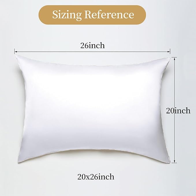 Mulberry Silk Pillowcase for Hair and Skin Standard Size 20"X 26" - Image 5