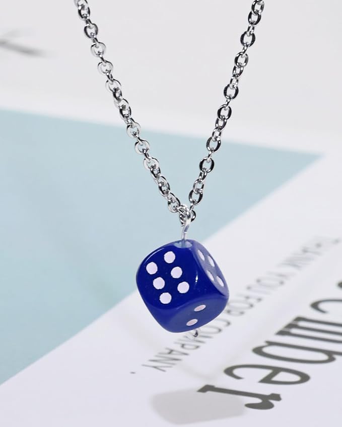 Tupalizy 10mm Acrylic Dice Beads Small 6 Sided Dice Charms - Image 6
