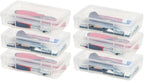 IRIS USA Clear Storage Cases, |Made in USA|, Plastic Bead Organizing Containers by IRISUSA