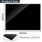 1/8 Thick 18 x 24 inch Acrylic Sheets - Image 2