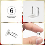 ELANE 100 Pcs Numbered Thumb Tacks - Image 2