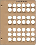 Dansco US Roosevelt Dime Coin Album Page 4 1992-S – 2002-S by Unknown