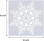 16 Pcs Mandala Stencils for Painting, 6x6 Inch Reusable Geometric Layering - Image 3