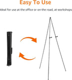 Amazon Basics Easel Display Stand, Instant Floor Poster, Lightweight, - Image 2