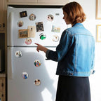 40 Pcs Sublimation Magnets Custom Round Fridge Magnets Personalized Sublimation - Image 6