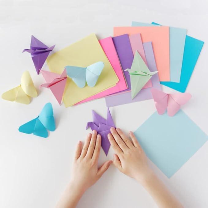 Origami Paper, Easy Fold Paper for Kids Adult Beginners Training Arts & Crafts - Image 4