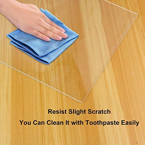 12" x 12" Clear Acrylic Sheet Cast Plexiglass 1/8”Thick Plexiglass Sheet Clear - Image 6