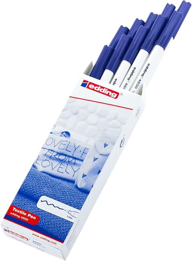 edding 4600 Textile Marker Pen - Image 2