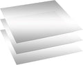3 Pcs Acrylic Two Way Mirror Sheets by Yudlto