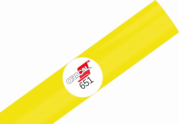 ORACAL 651 Glossy Permanent Vinyl 12 Inch x 15 Feet by Orafol