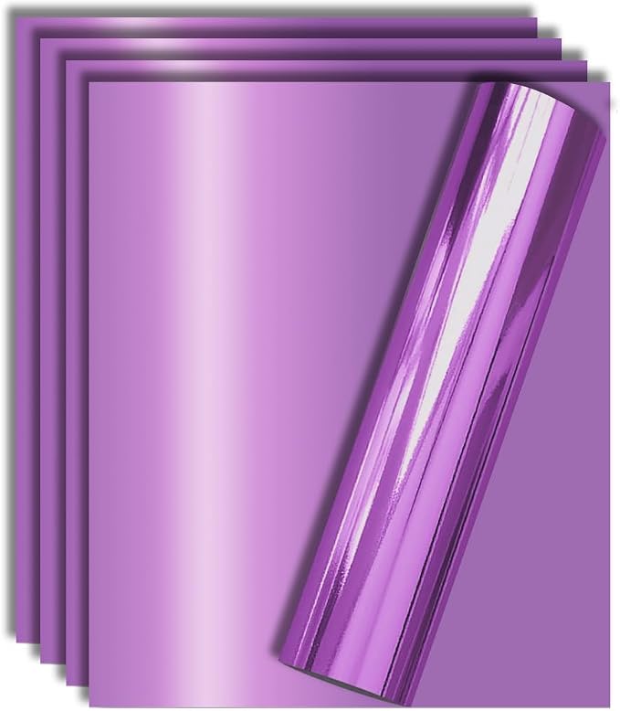 Tvinyl Warehouse Light Purple HTV Foil Heat Transfer Vinyl by TvinylWarehouse