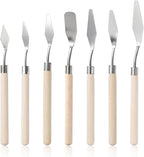 Pallet Knife for Acrylic Paint, 7 Pieces Palette Knife Set Stainless Steel by Unknown