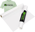 VINYL FROG White Heat Transfer Vinyl Roll 12" x5ft Matte HTV Vinyl | White Iron by VINYLFROG