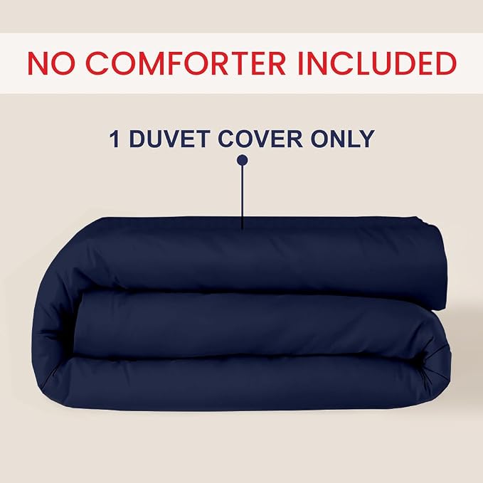 Kotton Culture 1 Pc California King Duvet Cover Only-100% Egyptian Cotton 600 - Image 2