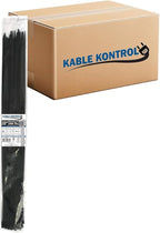 Kable Kontrol Cable Zip Ties Black 500 Pcs 32 Inch, 175 Lbs Tensile Strength by KABLEKONTROL%C2%AE