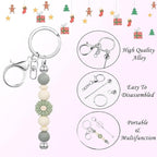 6 Pcs Beadable Keychain Bars Bulk - Image 3