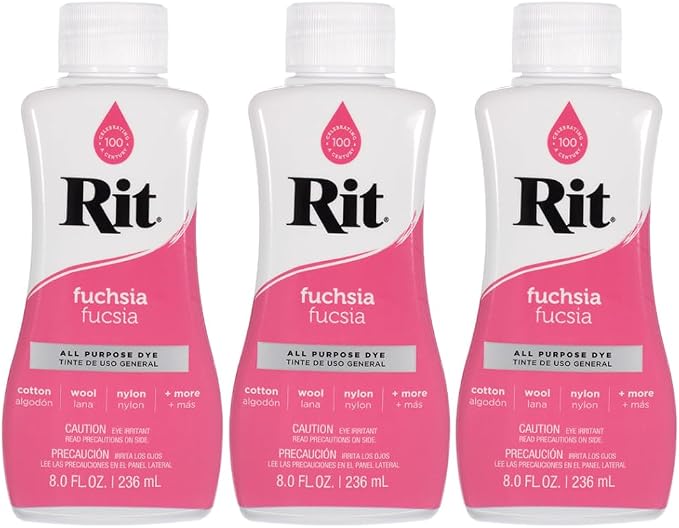 Rit Dye – 8 Oz. Liquid Fabric Dye by CraftCounty