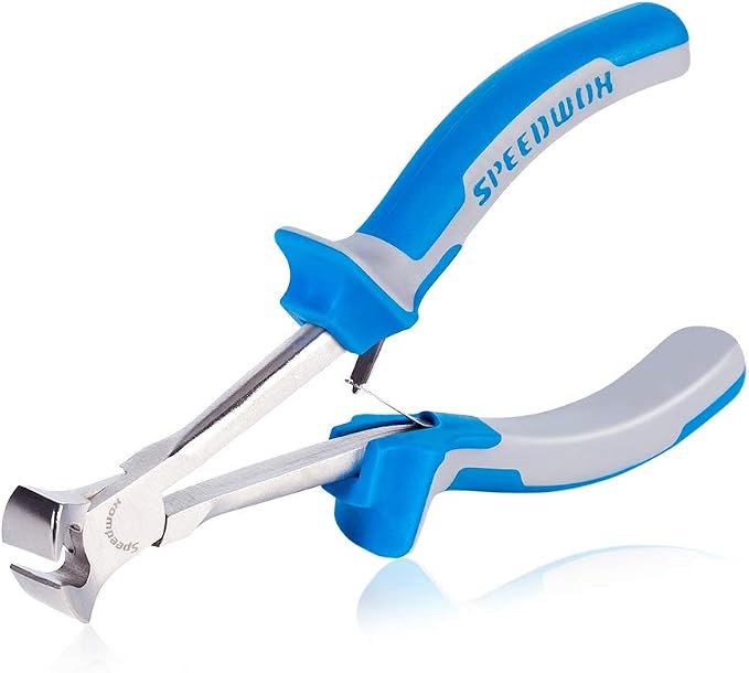 SPEEDWOX Long Reach End Nippers 5-1/2 Inches Mini End Cutting Pliers Fine End by SPEEDWOX