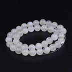 MJDCB Natural Round Stone Beads 4mm Blue Moonstone Loose Gemstone Beads - Image 2