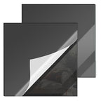 8x8 Inches Black Mirror Acrylic Sheet – 2 Pcs Reflective Acrylic Panel by SAKRNIC