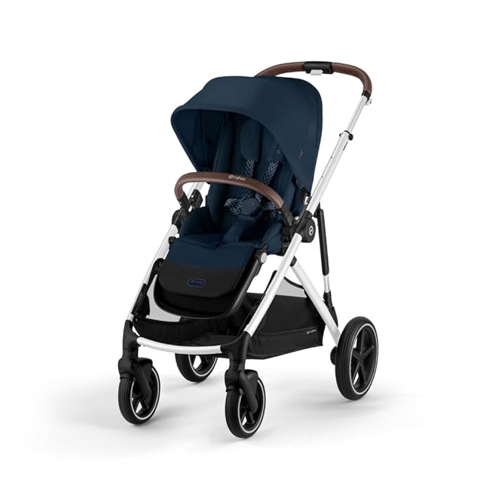 Cybex Gazelle S Stroller Modular Double Stroller for Infant and Toddler Includes Detachable Shopping Basket Over 20+ Configurations Folds Flat for Easy Storage Ocean Blue 28.4 pounds 1.0 Count