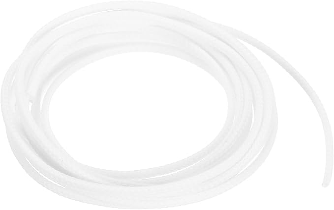 uxcell PET Expandable Sleeving 10ft 1/8" White Cable Management Sleeve Cord by uxcell