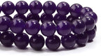 Zenkeeper 108Pcs Purple Natural Stones Chalcedony Beads Spacer Loose Beads Bulk - Image 8