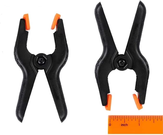 10 Packs of 3.4 inch Professional Plastic Small Spring Clamps Heavy Duty - Image 4