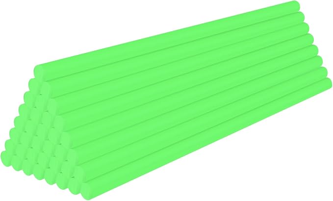Glow in the Dark Glue Sticks Bulk, 0.27"x8" Hot Melt Glue Sticks by ENPOINT