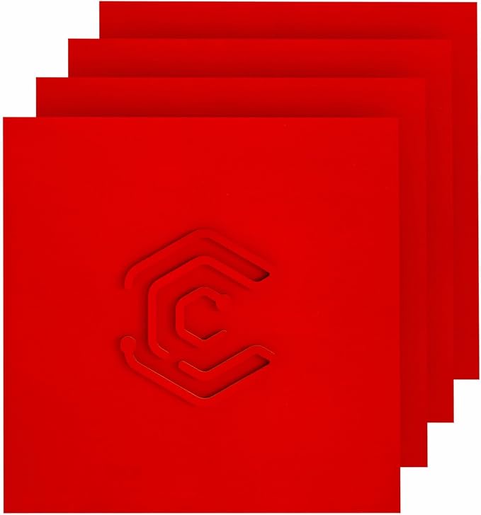 4 Pack Pre-Painted Colored Plywood Sheets, DIY Crafts, Models Making by Creatorally