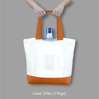 TOPDesign 3-Pack Super Strong Large 12oz Cotton Canvas Tote Bags, Reusable - Image 6