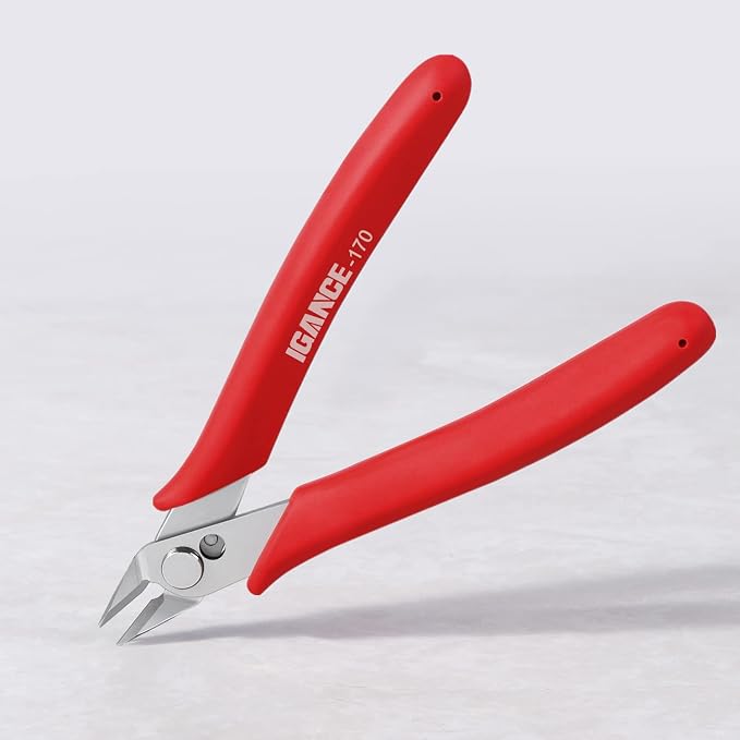 IGAN Wire Flush Cutters, Precision Jewelry Making Cutting Pliers, Micro Wire - Image 7