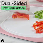 GORILLA GRIP BPA-Free Reversible Kitchen Cutting Board Set of 3, US Designed - Image 6