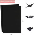 300 Sheets Arts Craft Paper for Drawing 18” x 24” Black Construction Paper for - Image 2
