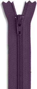 Nylon Coil Zipper 11 Inch Non-Separating Closed End – Purple – Replacement by Metalandbrassco